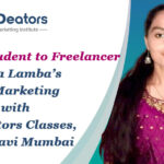 From Student to Freelancer Bhavisha Lamba Digital Marketing Journey with ProiDeators Classes Nerul