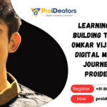 Learning Today Building Tomorrow Omkar Vijay Patil’s Digital Marketing Journey with ProiDeators